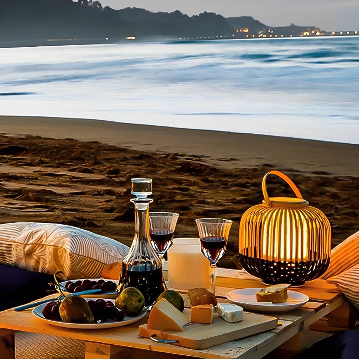 Waterproof Handmade Outdoor Bamboo Light Hanging Lanterns